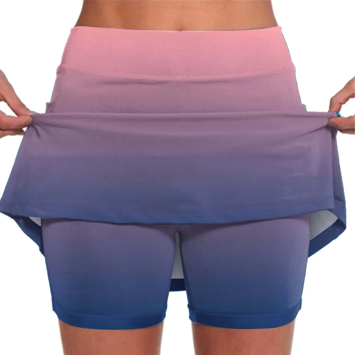 Skorts for Woman Dressy Casual High Waist Tennis Skirt Athletic Golf Skorts with Pockets Summer Gym Workout Outfits