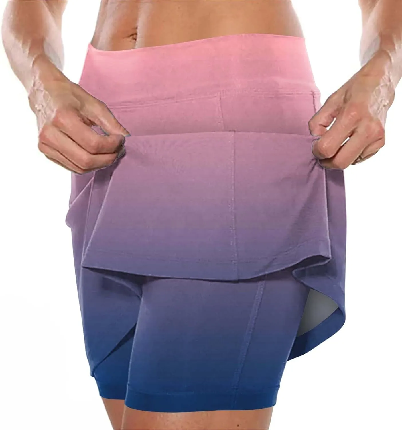 Skorts for Woman Dressy Casual High Waist Tennis Skirt Athletic Golf Skorts with Pockets Summer Gym Workout Outfits