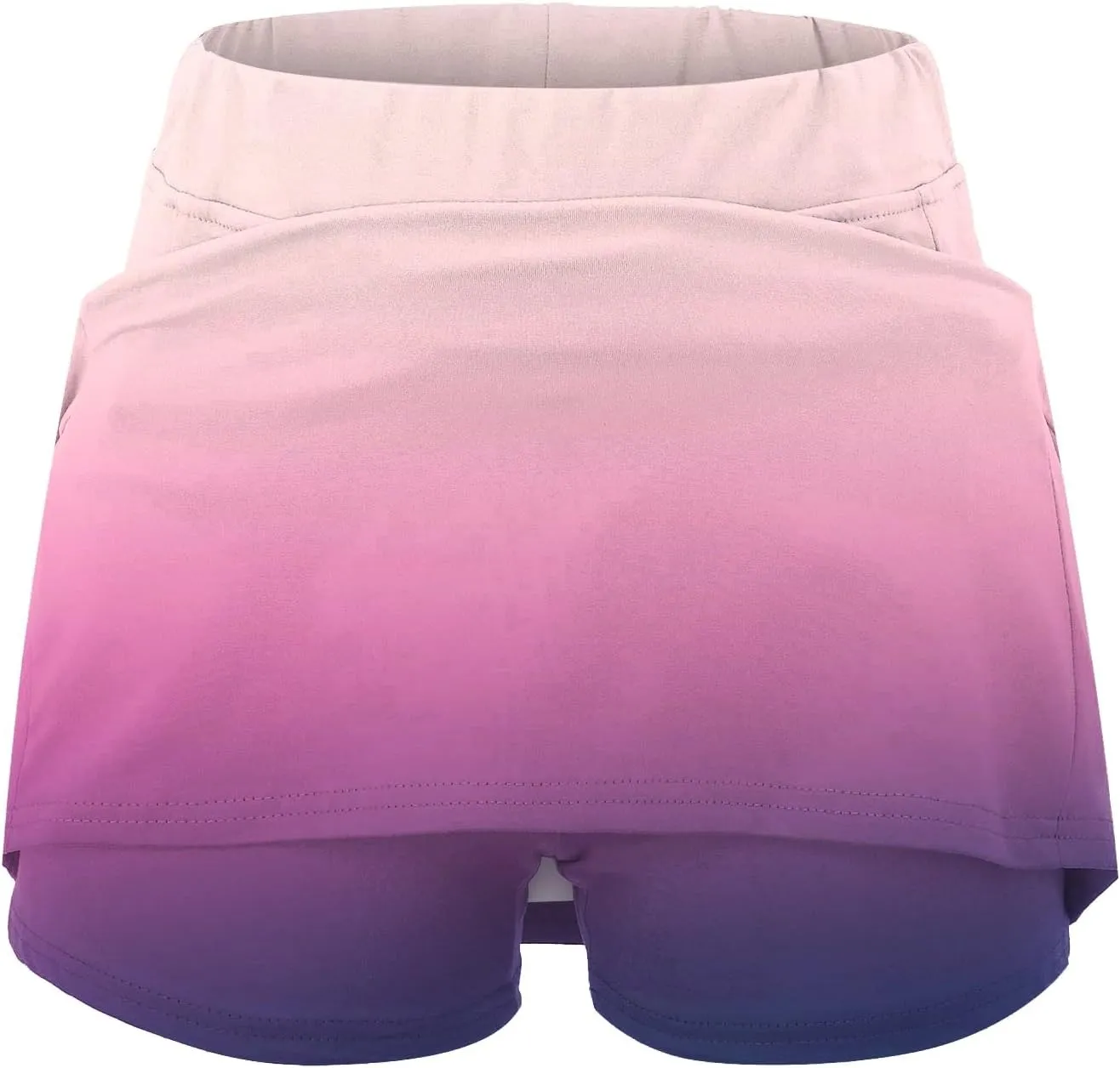 Skorts for Women with Pockets Tummy Control Lightweight High Waisted Tennis Shorts for Sports Running Yoga Skirt with Short