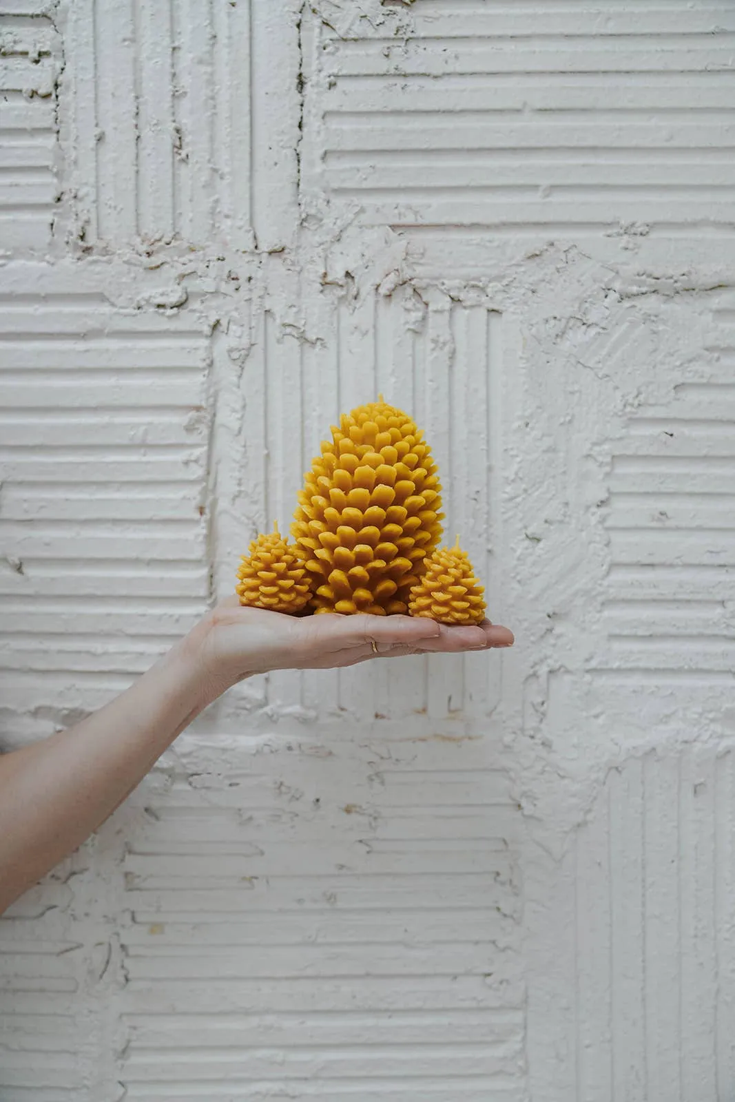 Sml Pinecones Candles