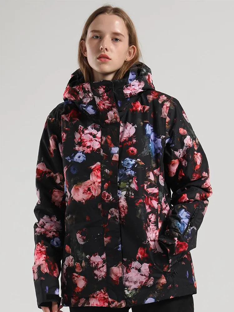 SMN Women's Winter Thickened Warmth Ski Suit Waterproof Windproof And Breathable Outdoor Snowboard Jacket