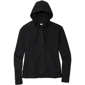 Sport-Tek Women's PosiCharge Tri-Blend Wicking Fleece Full-Zip Hooded Jacket