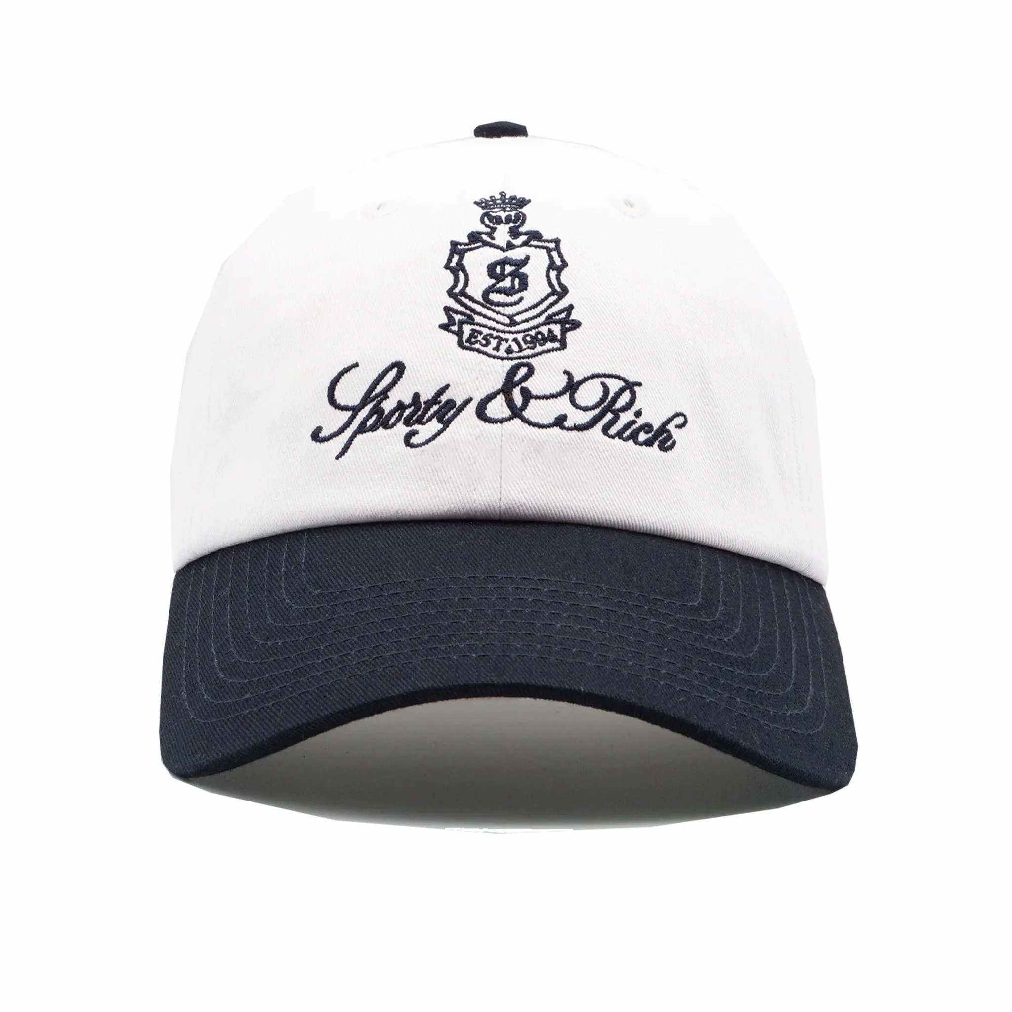 Sporty & Rich Vendome Hat (White/Navy)