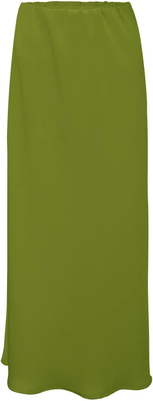 Spring Summer Skirts Satin Skirt High Waisted Maxi Wedding A Line Long Skirts Disposable Table