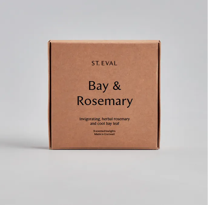 St Eval Bay & Rosemary Tealight Candles
