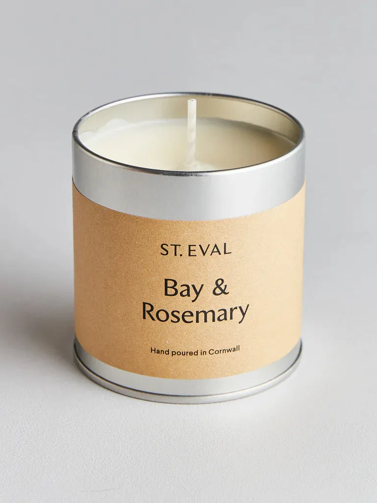 St. Eval Candle Tin - Bay & Rosemary