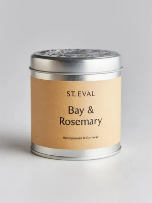 St. Eval Candle Tin - Bay & Rosemary