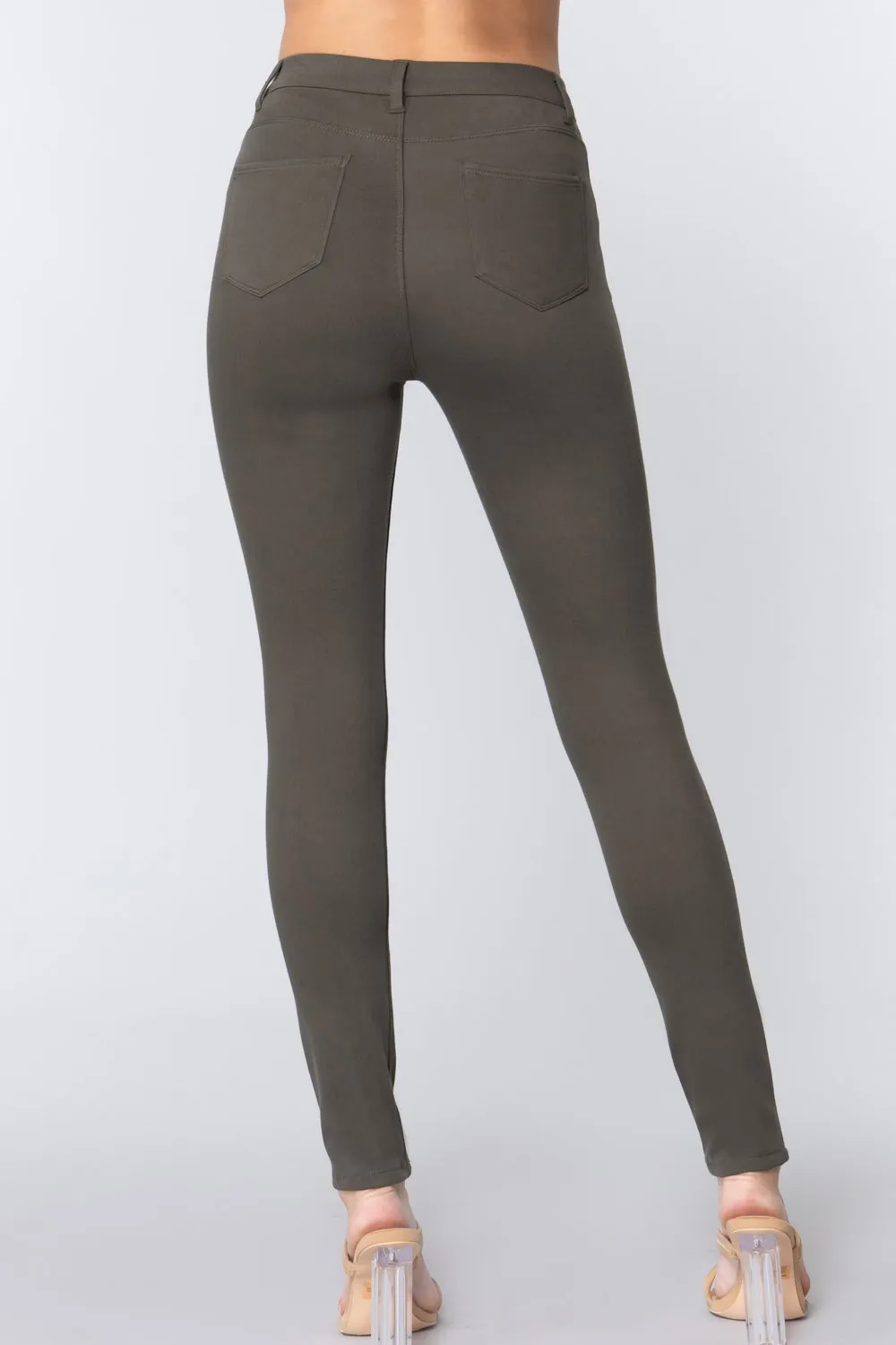 Stretchy Knit Twill Jeggings