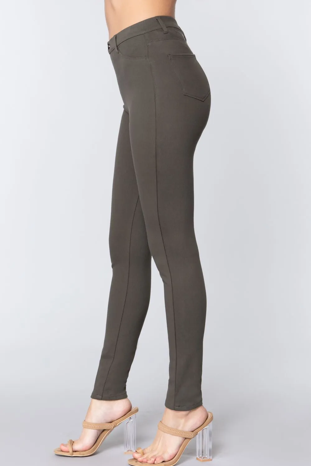 Stretchy Knit Twill Jeggings