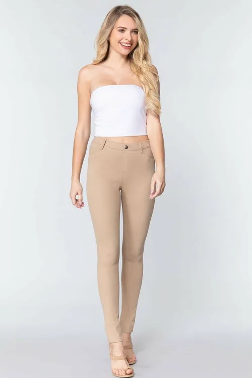Stretchy Knit Twill Jeggings
