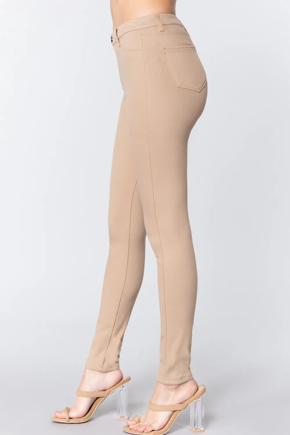 Stretchy Knit Twill Jeggings