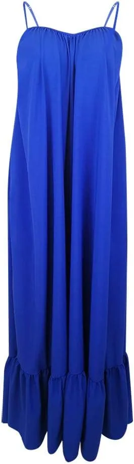 Summer Dresses for Women 2025 Casual Spring Spaghetti Straps Backless Sleeveless Boho Sundresses Beach Vacation Maxi Dress