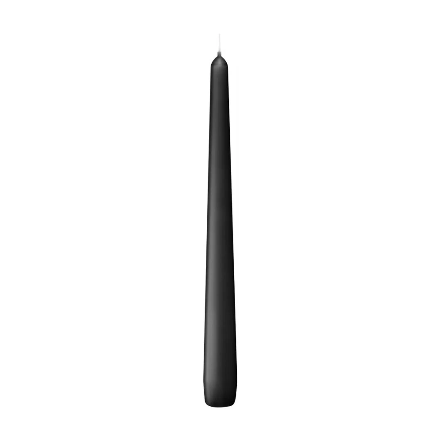 Taper Candles - Black - 100 Pk