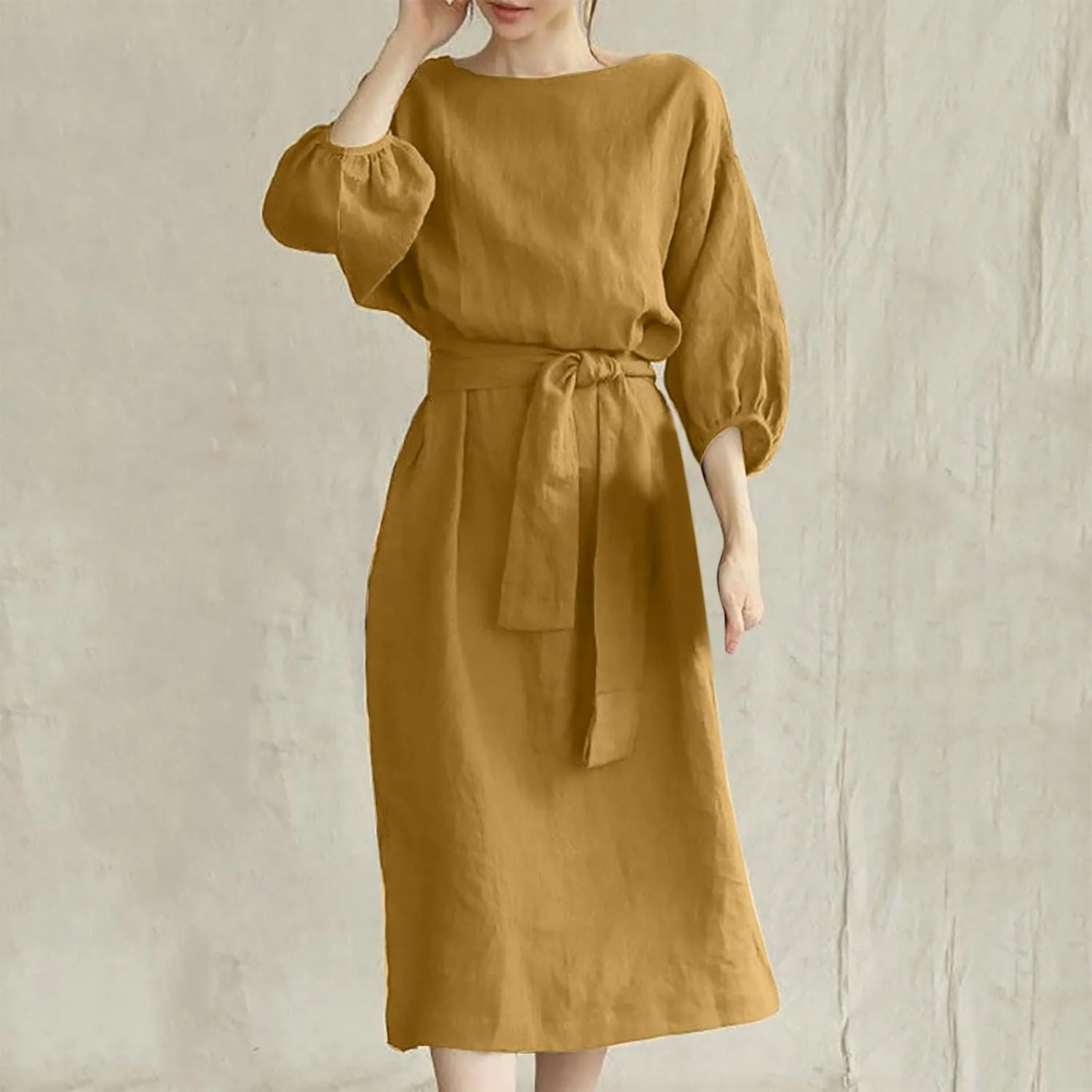 TARIENDY Vacation Dresses for Women 2025,Womens Plus Size Lace Up Dress Short Sleeve Dresses Summer Business Casual Outfits