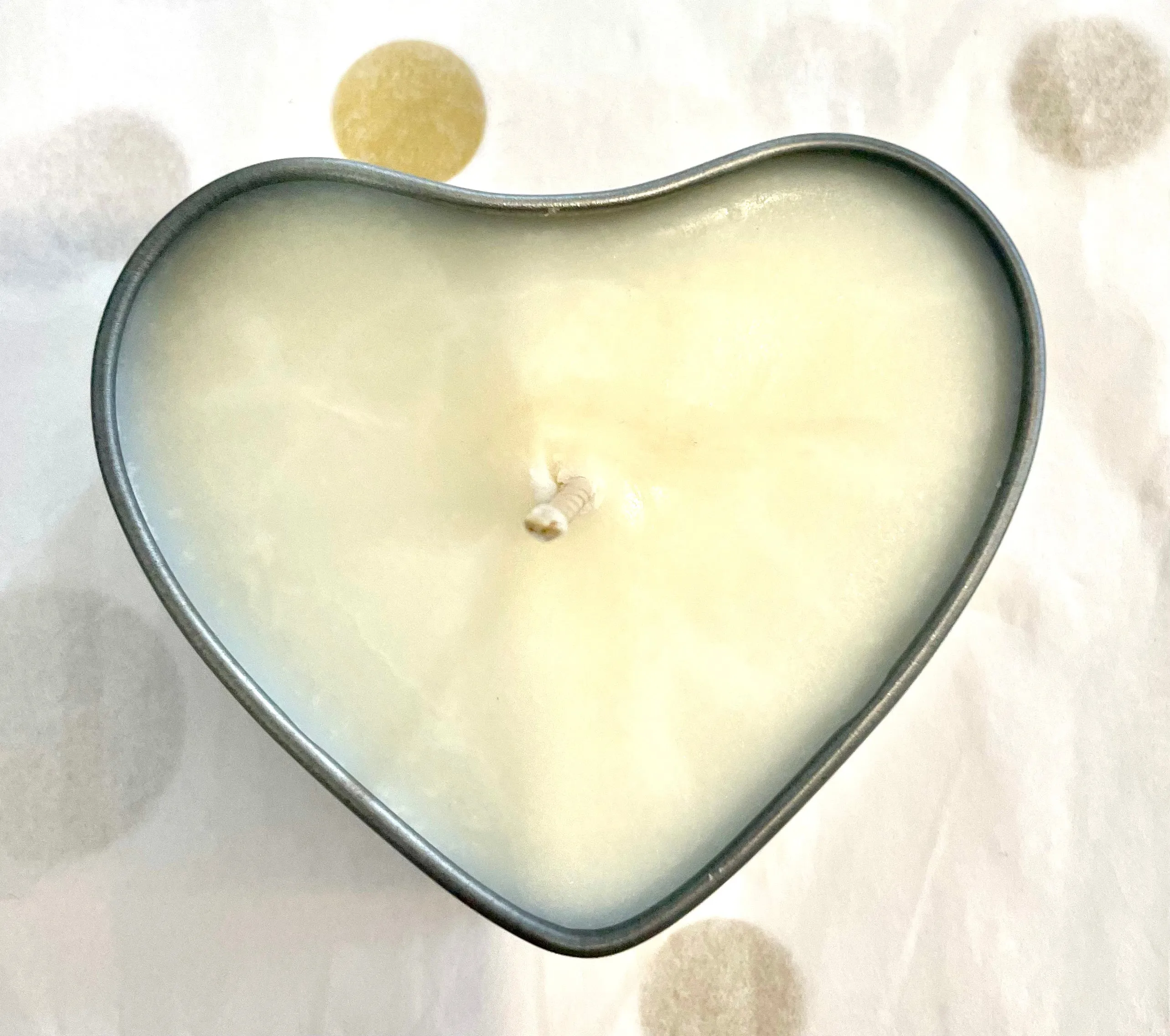 Thank you teacher heart tin candle