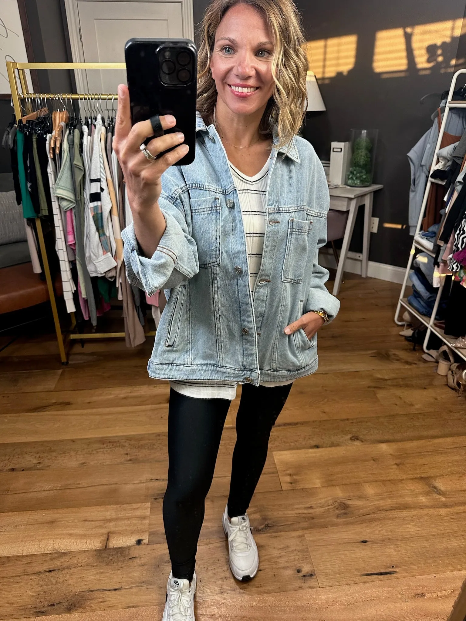 The Harlow Boyfriend Denim Jacket