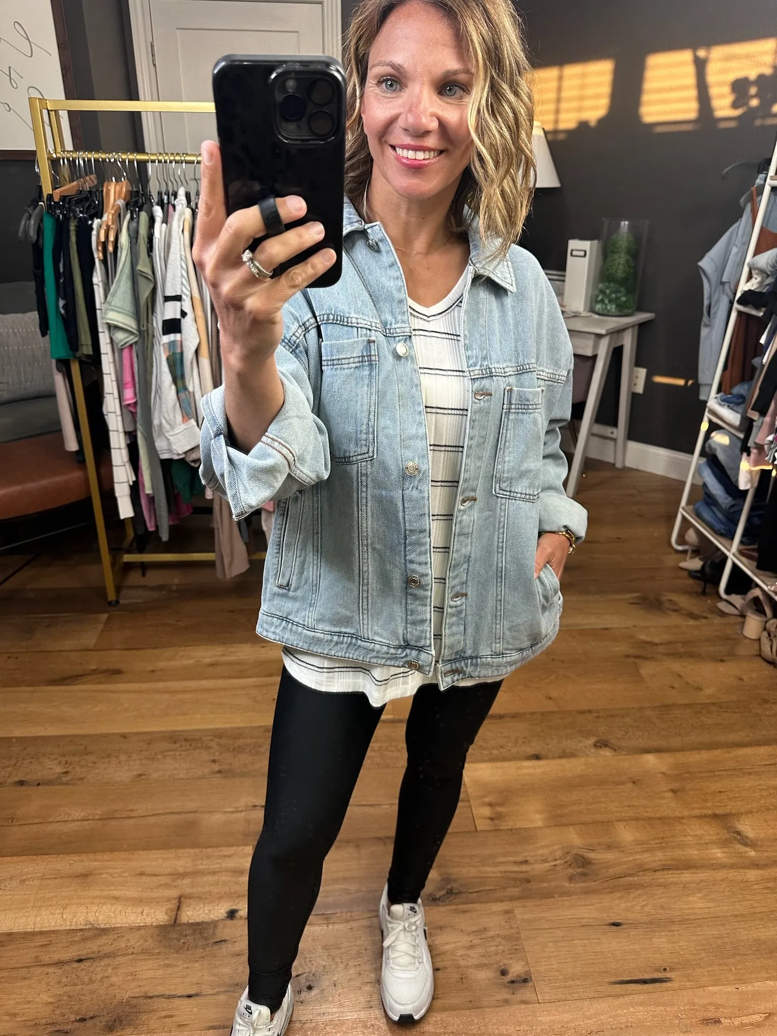The Harlow Boyfriend Denim Jacket