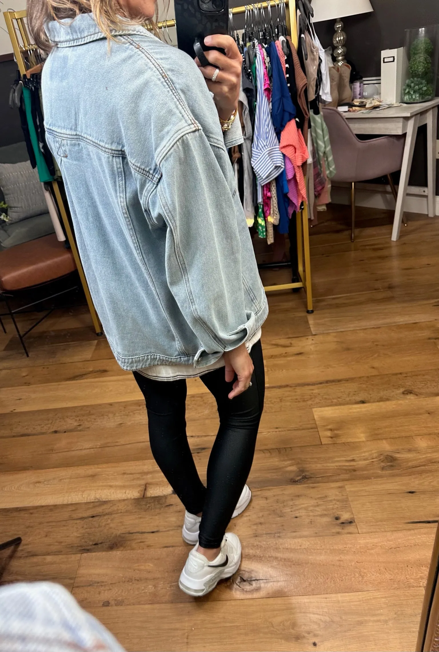 The Harlow Boyfriend Denim Jacket