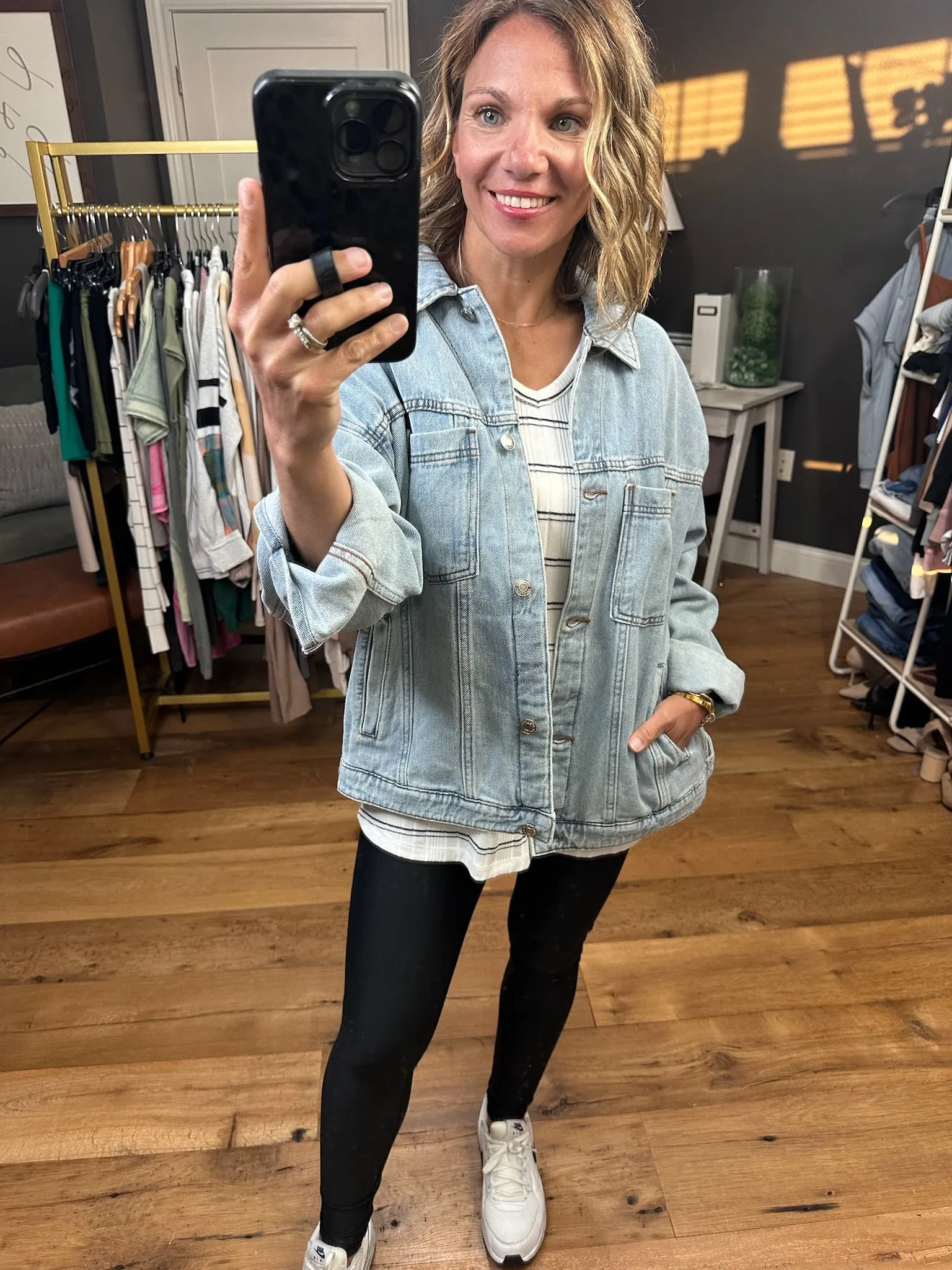 The Harlow Boyfriend Denim Jacket
