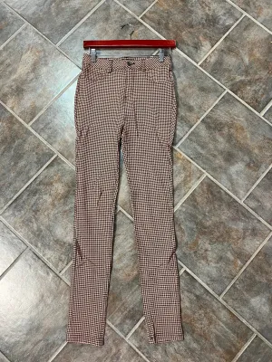 The LARISSA Houndstooth Pants (Mocha)