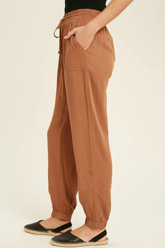 The Noah Casual Tie Waist Jogger Pants