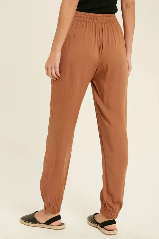 The Noah Casual Tie Waist Jogger Pants