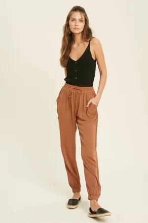 The Noah Casual Tie Waist Jogger Pants