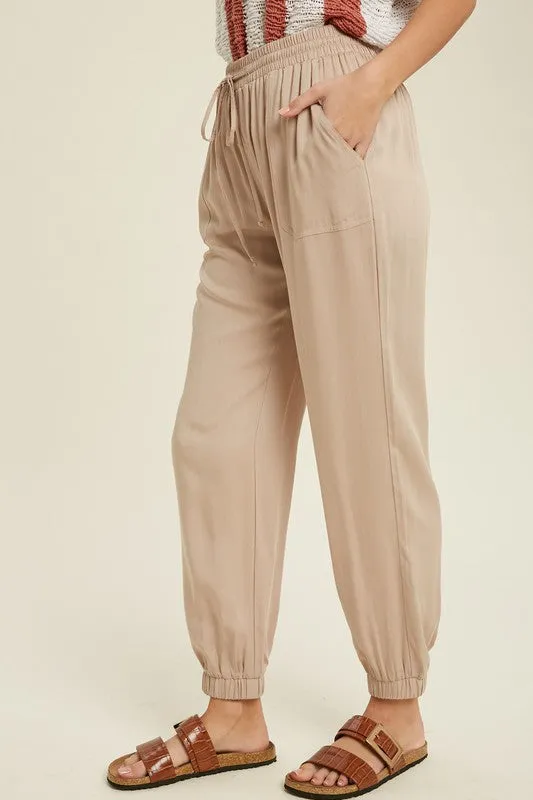 The Noah Casual Tie Waist Jogger Pants