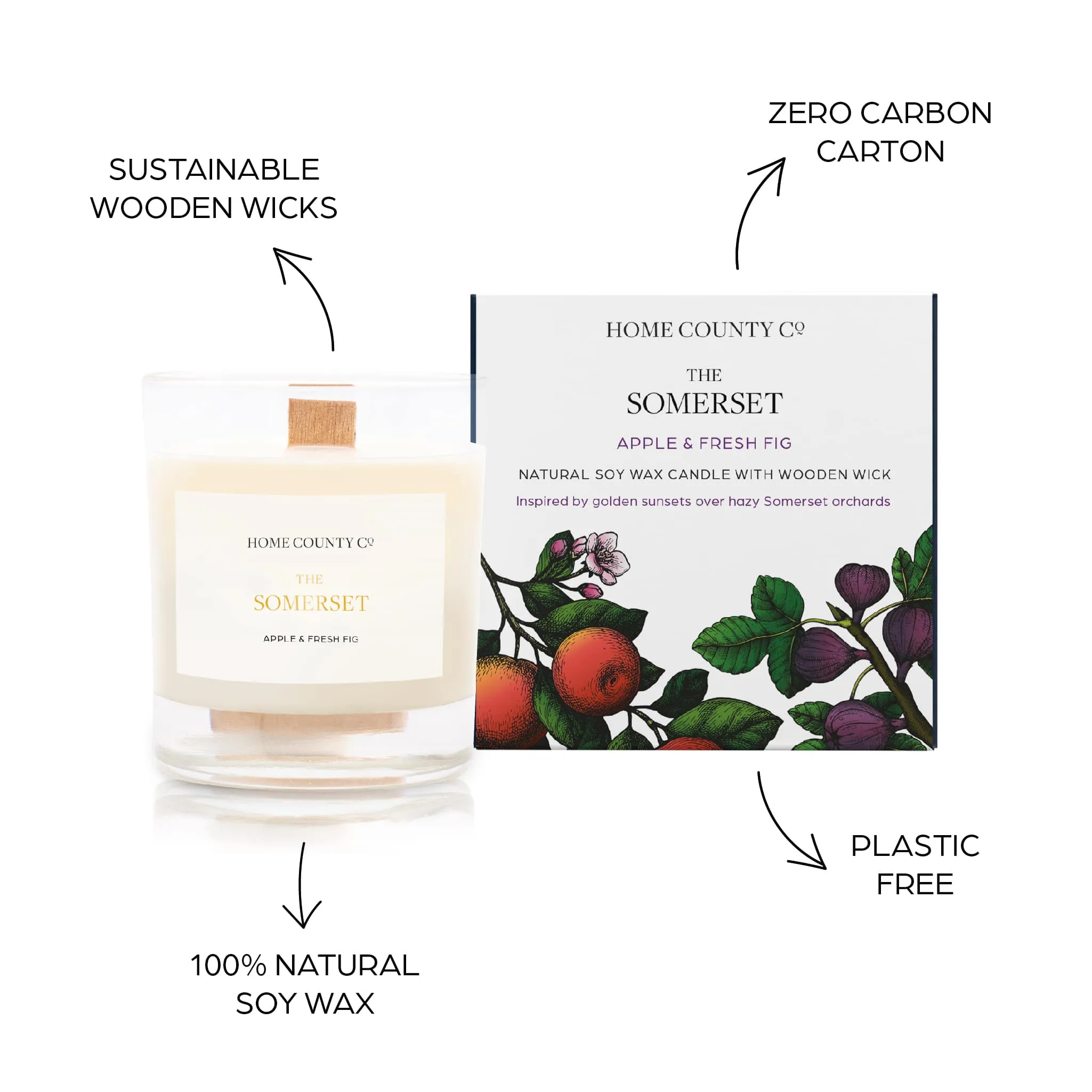 The Somerset - Apple and Fresh Fig Candle