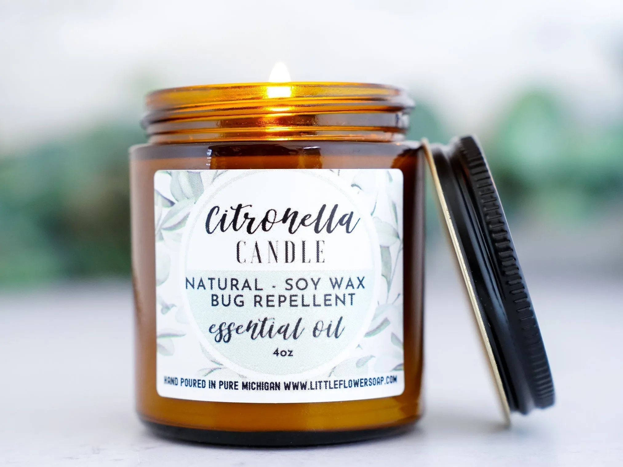 Tobacco and Bay Hand Poured Candle