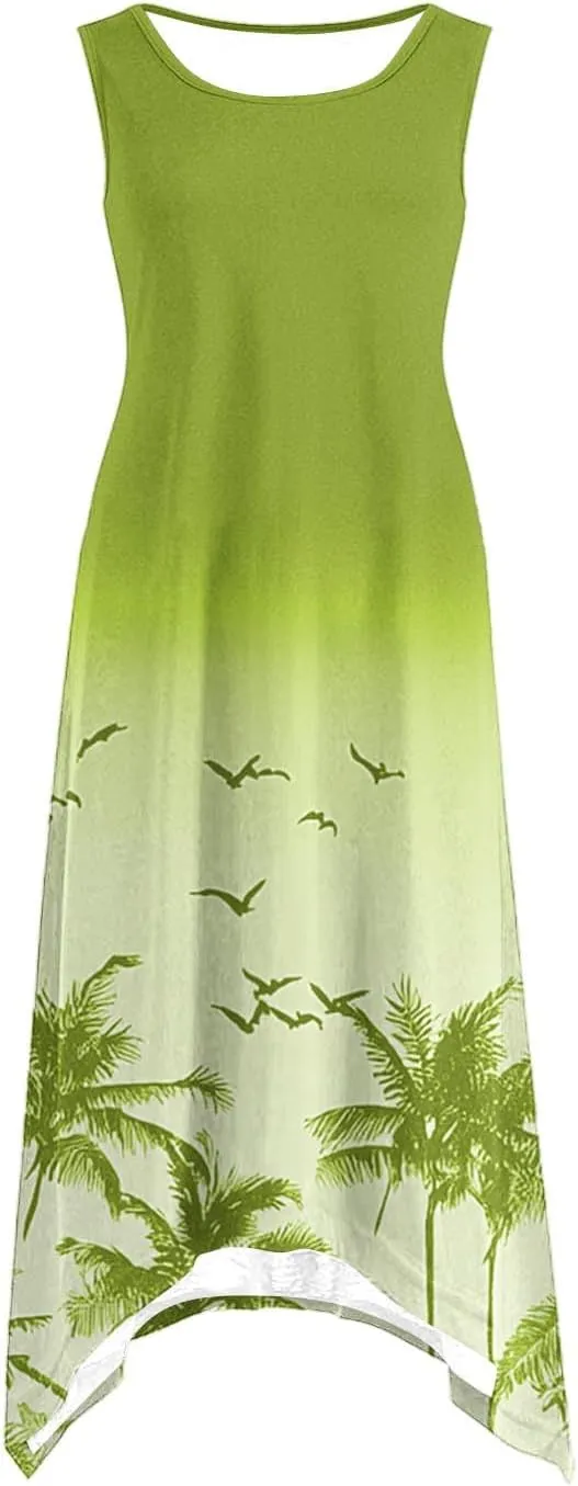 Trendy Clothes for Women Over 50 Floral Spring Dress Plus Size Flowy Dress Plus Size Sundresses