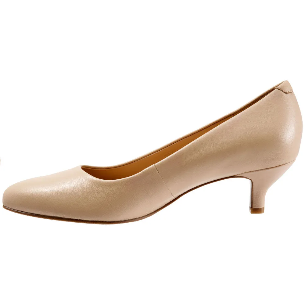 Trotters Kiera Heel Nude Leather (Women's)