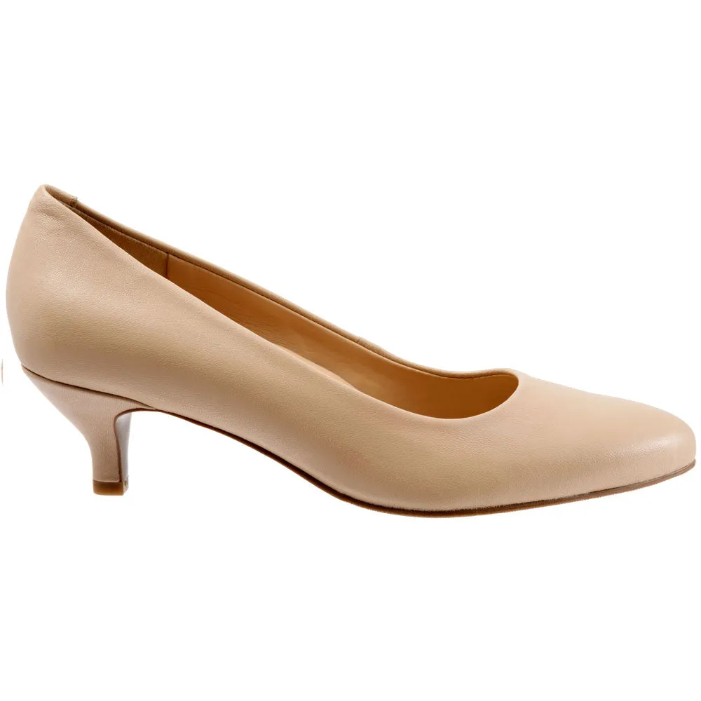 Trotters Kiera Heel Nude Leather (Women's)