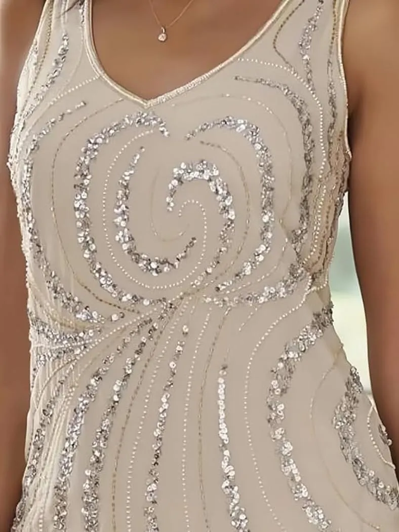 Two Pieces Mother of The Bride Dresses with Jacket Women's Sequins Long Sleeves Formal Evening Gowns WLJ130