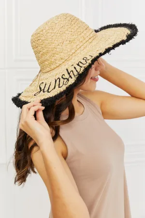 Vacation Ready Straw Hat with Fringe Detail