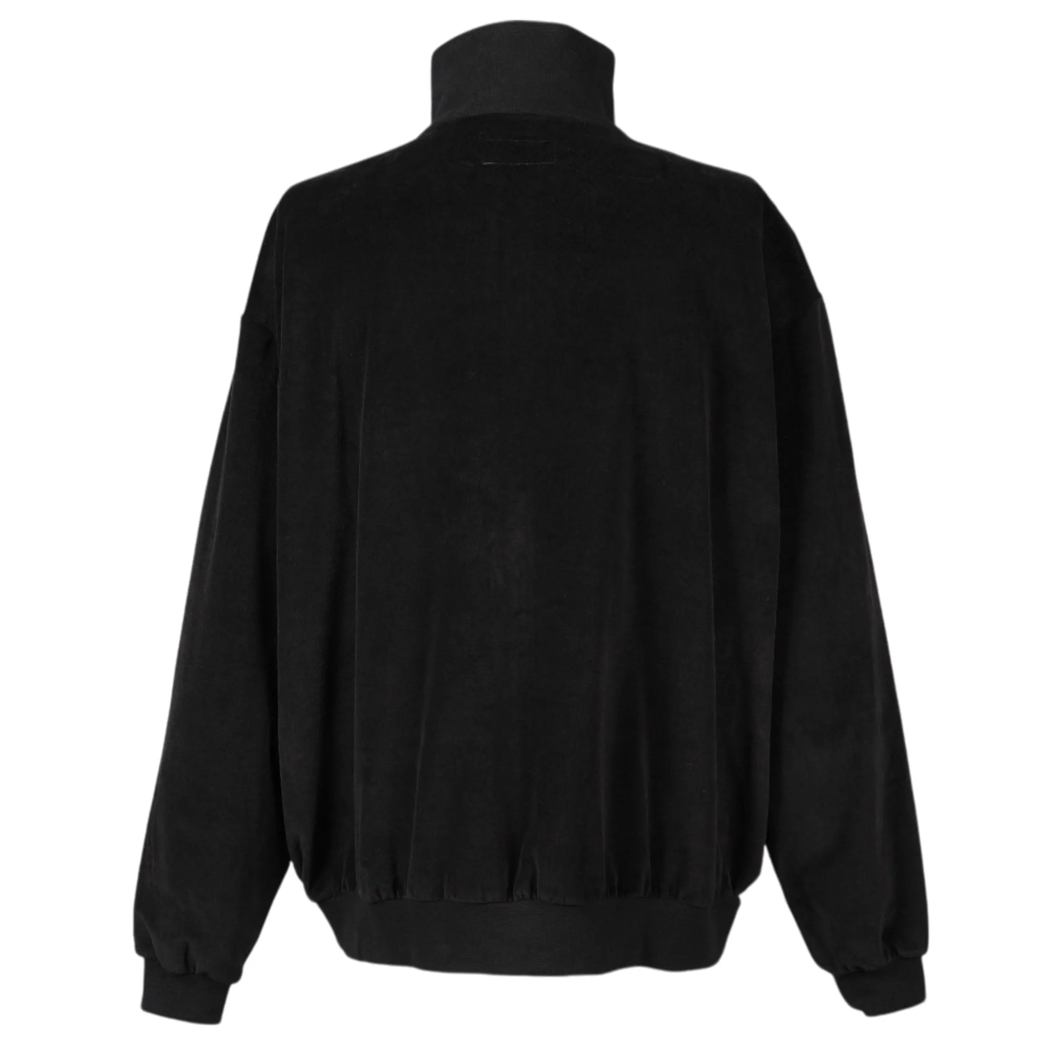 VELOUR TRACK JACKET / BLACK