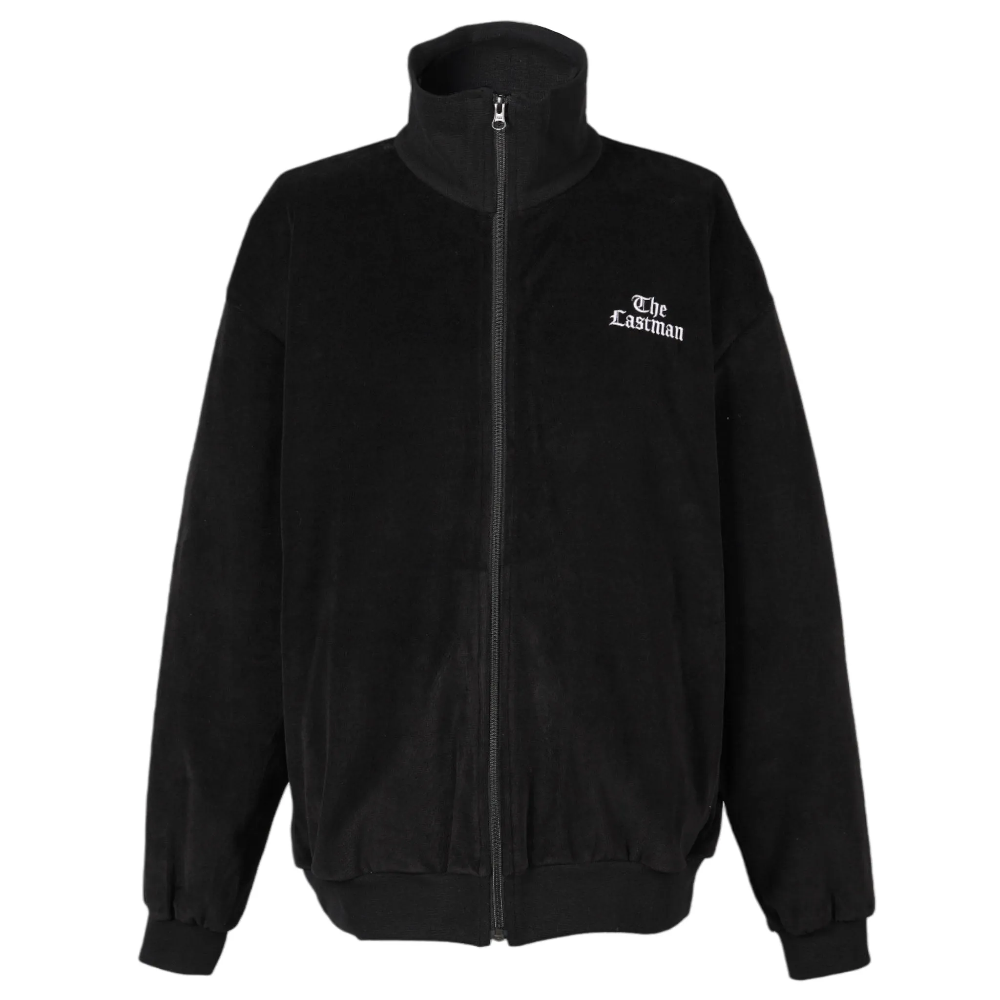 VELOUR TRACK JACKET / BLACK