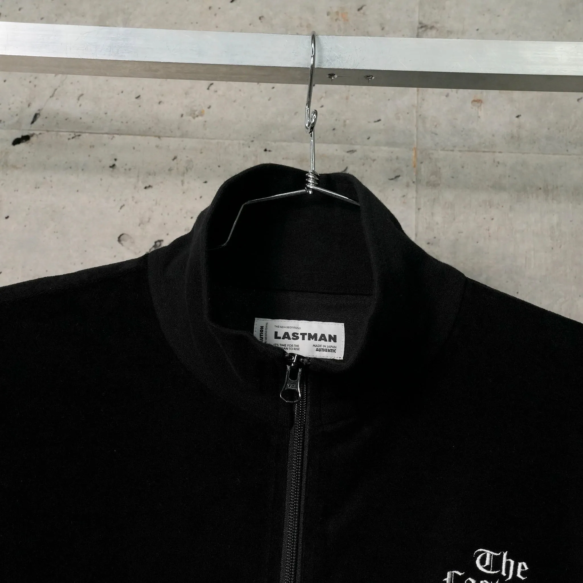 VELOUR TRACK JACKET / BLACK