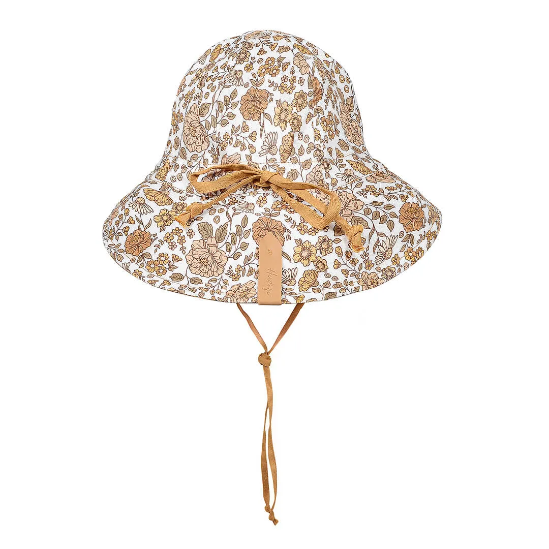 'Wanderer' Panelled Bucket Sun Hat - Marie / Maize