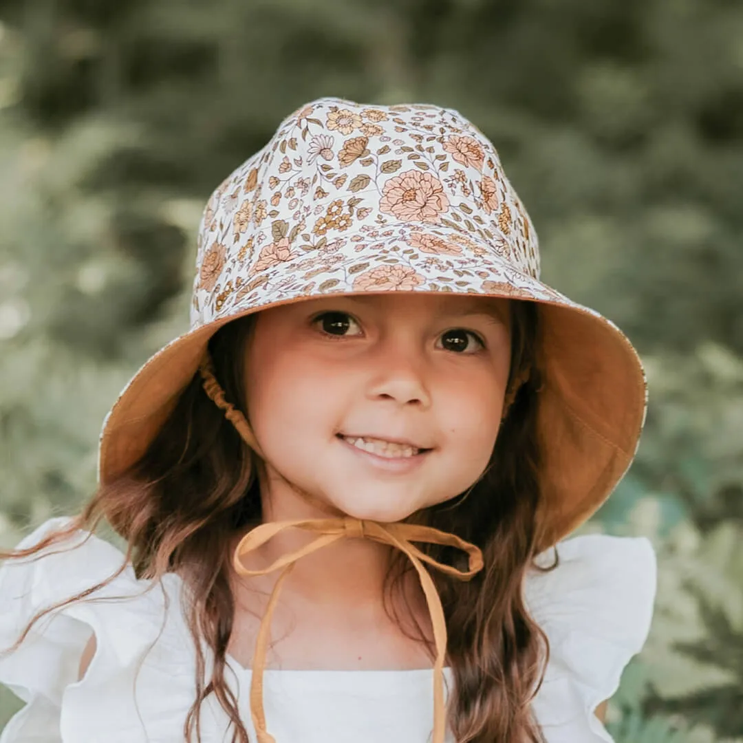 'Wanderer' Panelled Bucket Sun Hat - Marie / Maize