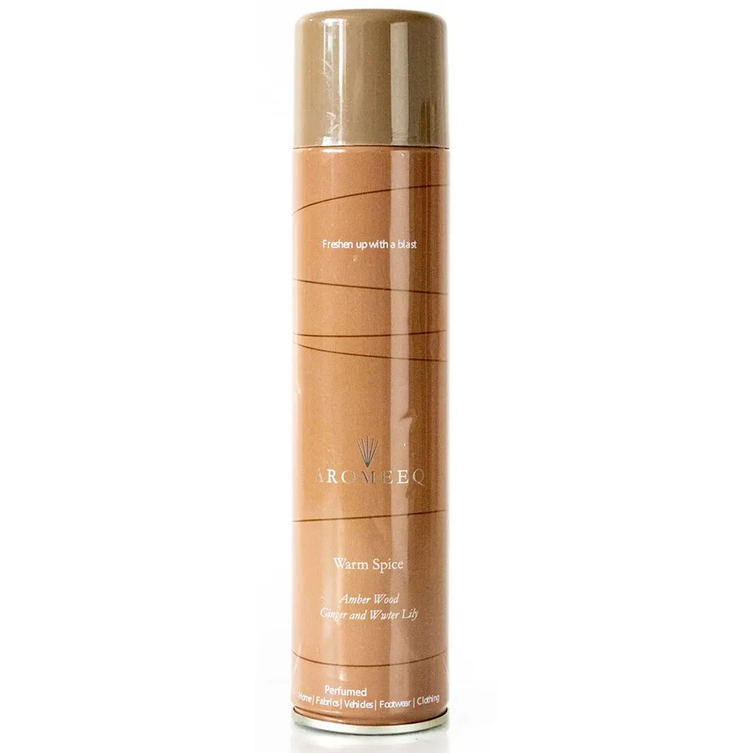 Warm Spice Room Spray Air Freshener - Amber Wood, Ginger And Water Lily 300ml