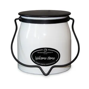 Welcome Home 16oz Butter Jar Candle by Milkhouse Candle Co.