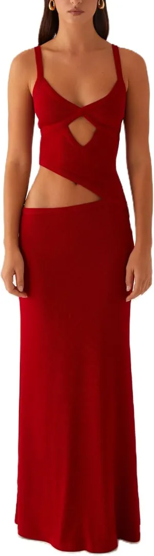 Women Spaghetti Strap Cut Out Maxi Dress Elegant Formal Cocktail Dresses Backless V-Neck Bodycon Long Slip Dress 2025