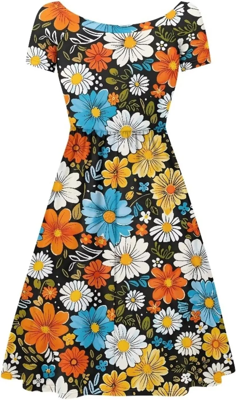 Women Summer Dresses Beach Wedding Guest Dresses for Women XS-4XL