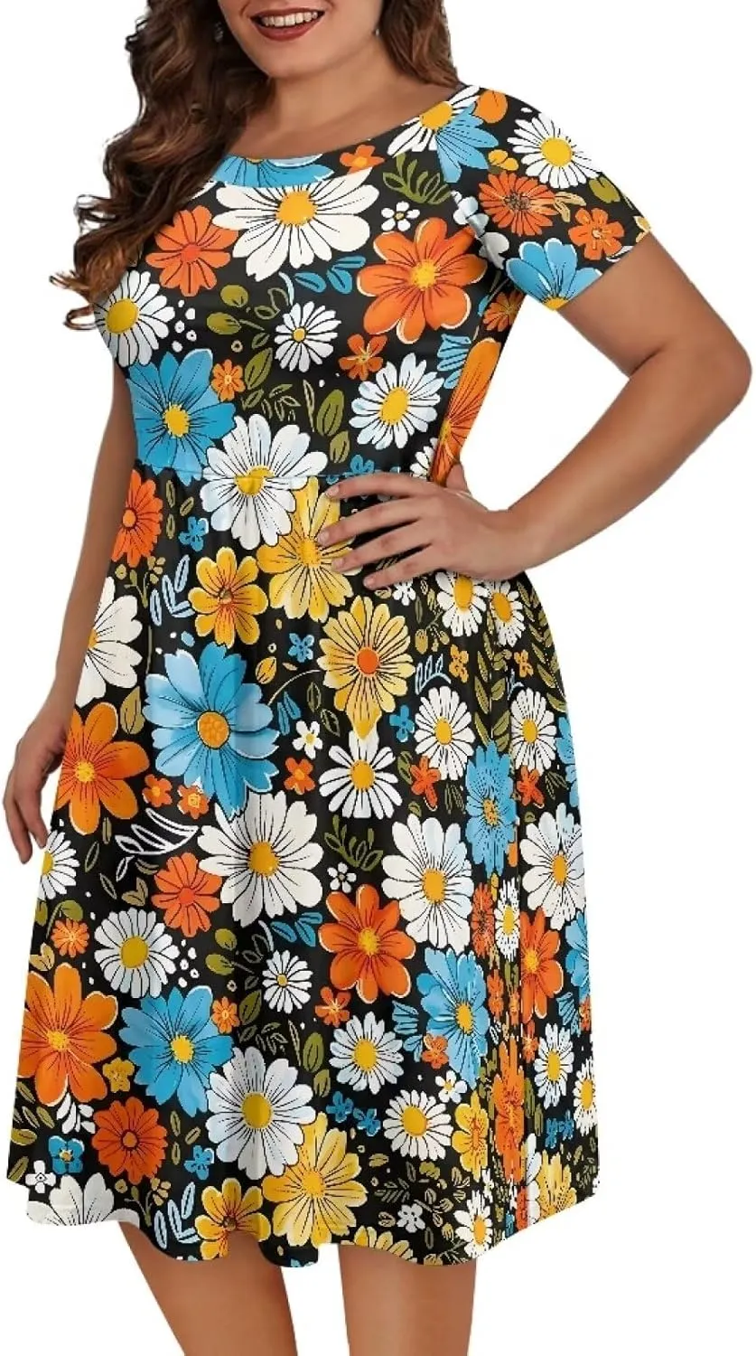 Women Summer Dresses Beach Wedding Guest Dresses for Women XS-4XL