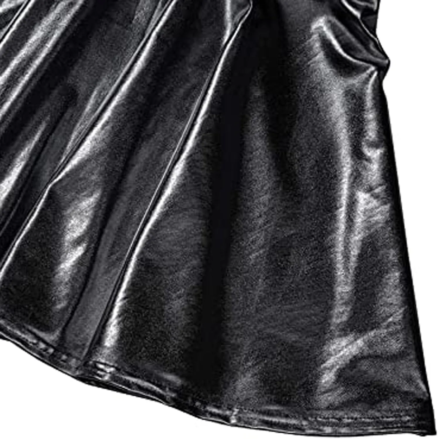 Womens A Line Mini Skort 2025 Carnival Party Dance Skirts Sparkly Shiny Solid Pleated Skirts Sexy Ruffles Tutu Skirt