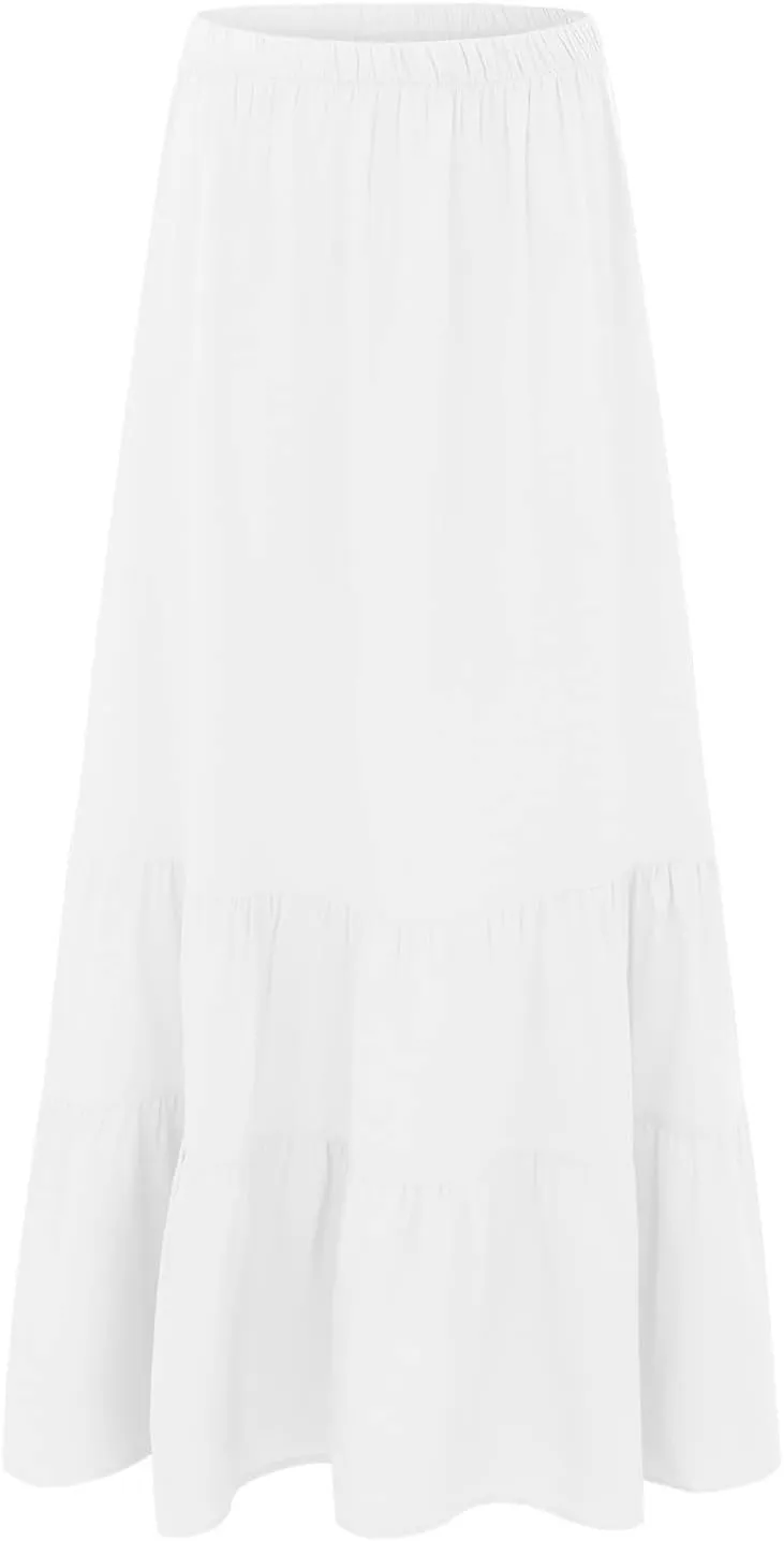 Women's Basic Pencil Skirts Women's High Waisted Tie Wrap Midi Skirts Fashion Skirts High Waist Mid Skirt Casual