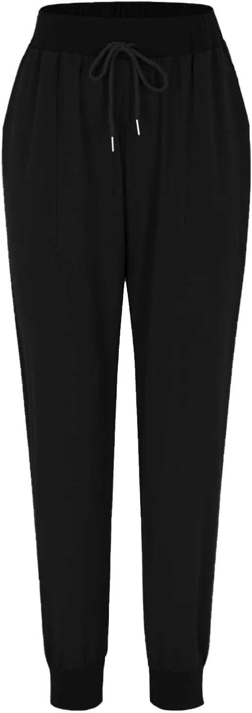 Womens Capris for Summer Cotton Linen Pants Casual 2025 Loose Comfy Trendy Elastic Waist Cropped Trouser Plus Size