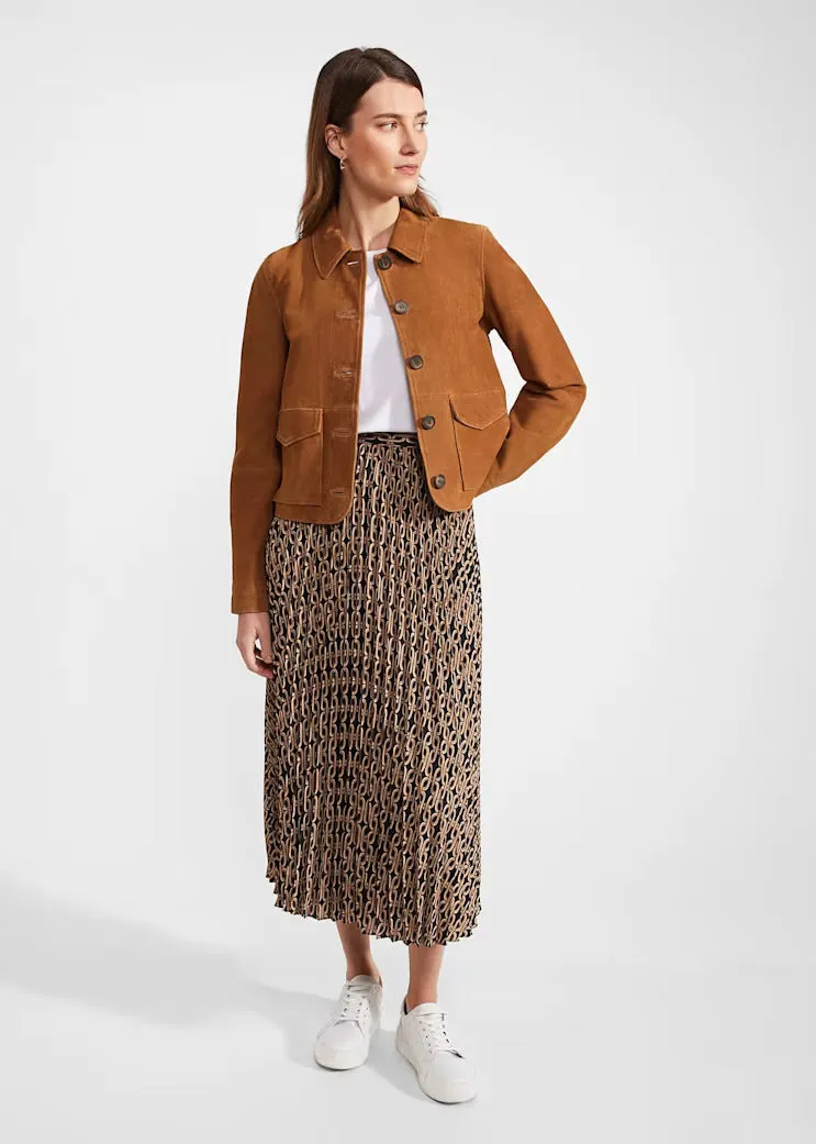 Women's Decant Suede Leather Jacket By TJS