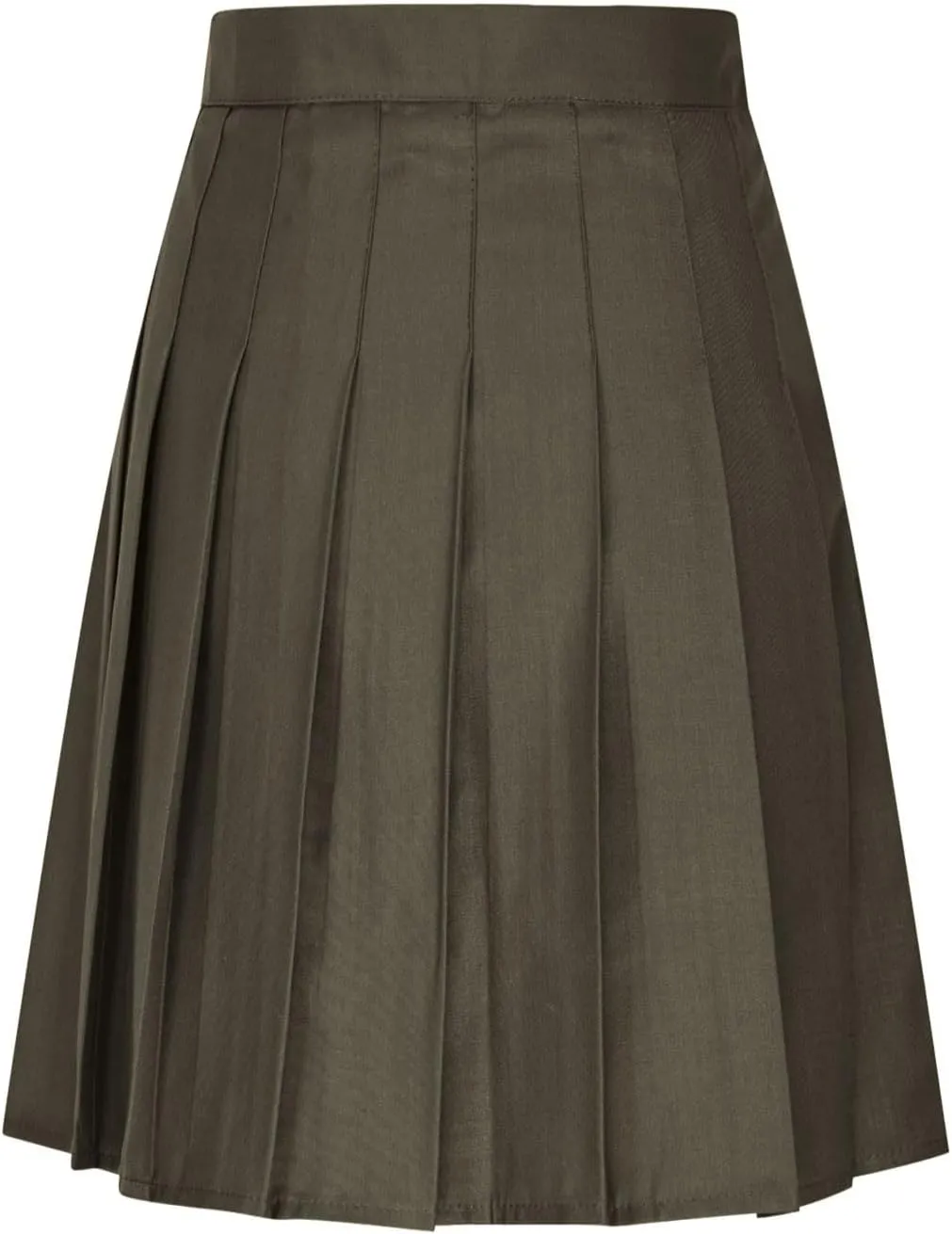 Women's High Waist Pleated Midi Skirt Plus Size Skater Tennis Skirt Comfort School Uniform Skirt with Shorts